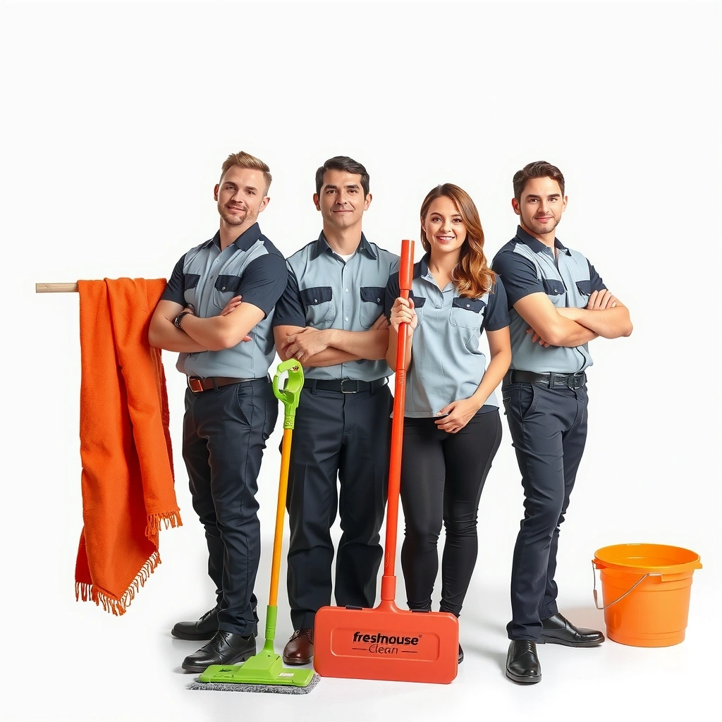 FreshHouseClean professional cleaning team ready to serve
